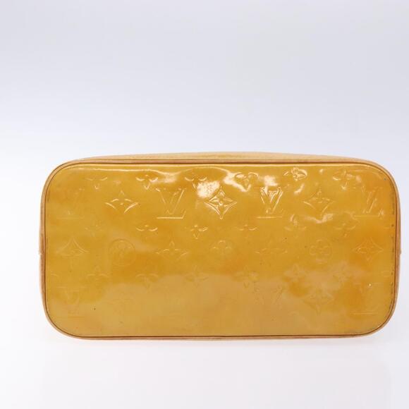 LOUIS VUITTON Monogram Vernis Houston Hand Bag Beige M91004 - Picture 9 of 13